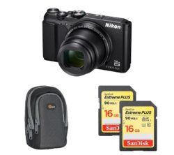 NIKON  COOLPIX A900 Superzoom Compact Camera with free Camera Case & 16 GB SD Cards